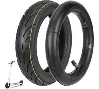 VOLOHAS Lot de pneus sans chambre à air 9 x 2" avec chambre à air double épaisseur pour Ninebot E22/E25/Odys Pax/Okai Neon Accessoires de scooter électrique épais (1 jeu)