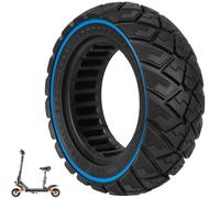 VOLOHAS Pneu Plein pour Kukirin G2 pro, Zero 10X, Dualtron Eagle Pro Trottinette électrique, 9 x 3,0-5,5 Pneu Solide, Roue de Rechange Antidérapant Anti-crevaison (Bleu 1 Pièce)