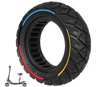 VOLOHAS Pneu Plein pour Kukirin G2 pro, Zero 10X, Dualtron Eagle Pro Trottinette électrique, 9 x 3,0-5,5 Pneu Solide, Roue de Rechange Antidérapant Anti-crevaison (Couleur 1 Pièce)