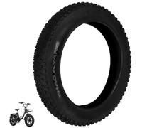 VOLOHAS Pneu tout-terrain 20 x 4,0 (intérieur et extérieur) pour vélo électrique ENGWE L20/L20 Boost, Evercross EK30, chambre à air 20 x 4,0 pouces Fatbike pour VTT et snowbikes (pneu extérieur 1