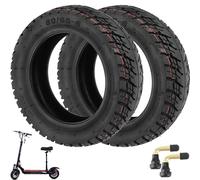 VOLOHAS Sous Vide épais de 10 Pouces avec Valve Tubless 10 x 3/255 x 80/80/65-6 Pneu pour Kugoo M4/M4 Pro, Dualtron Zero 10X, Kaabo Wolf Warrior, Kaabo Mantis 10 (2 Pièces)