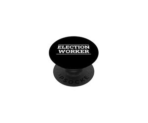 Volontaire de Vote du Greffier du scrutin des Travailleurs électoraux PopSockets PopGrip Adhésif