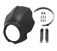 VOLOVEMEPA Couvre-phares Phare Avant De Moto Pour XVS 950, Pour SPEC, Pour BOLT 950 13-22, Carénage, Protection, Fourche, Capot, Pare-brise, Déflecteur Couvre Phare Gril Protecteur(A Matte Black)
