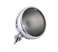 VOLOVEMEPA Couvre-phares Support de boîtier de phare chromé 7" pour moto Softail Heritage Fat Boy 1986-2019 Couvre Phare Gril Protecteur(Chrome)