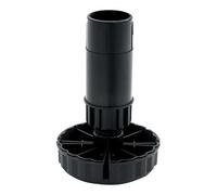 VOLPATO Pied Plastique Noir ø 35 mm sans embase - Hauteur : 80 mm