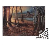 Vols Wild Turkey Puzzle 1000 Pièces Adulte sans Poussière, Jeu De Puzzle Premium Jeu Éducatif Décompression pour Une Activité Détente, Fun Fresent & Activités pour La Maison 52