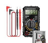 Volt Meters And Multimeters, Professional Digital Voltage Tester With Backlit LCD, 2000 Counts Electrical Multimeter Perfect For AC DC Current Resistance Continuity Testing