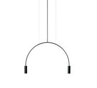Volta Suspension Noir 2 Sources Lumineuses