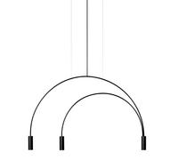 Volta Suspension Noir 3 Sources Lumineuse
