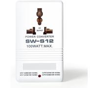 Voltage Converter Adapter,Bidirectional Voltage Converter,Universal Travel Adapter 220/240V to 110/120V U.S.G. S12 Plug (50W)