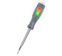Voltage Detector Pen - 2-en-1 High Torque Strong Magnetic Flathead Phillips Screwdriver Electricity Detector | 24 V-250 V Circuit Testeur de fil électrique en direct pour Ac/Dc Circuit Detection