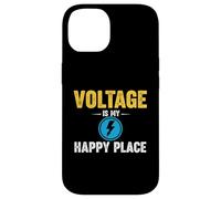 Voltage is My Happy Place Électricien Lightning Coque pour iPhone 14