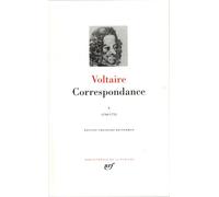 Correspondance Voltaire (Auteur), Théodore Besterman (Edité par)