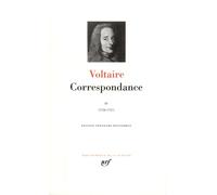Correspondance Janvier 1754 - Décembre 1757 - Voltaire - Gallimard - relié - Lettres