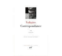 Correspondance Voltaire (Auteur), Théodore Besterman (Edité par)