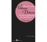 Voltaire, Diderot : écrits, entretiens et discours - Voltaire - L'epervier - relié - Anthologie