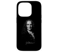Voltaire Philosophe des Lumières Portrait Classique Coque pour iPhone 14 Pro