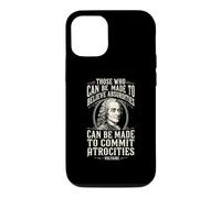 Voltaire Philosophe Français Coque pour iPhone 12/12 Pro