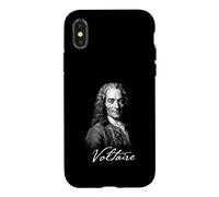Voltaire Portrait Illumination Philosophe Français Coque pour iPhone X/XS