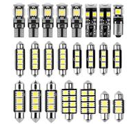 VoltCozy 23pcs Kit d'Ampoules LED SMD sans Erreur Can-bus
