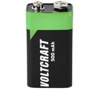 VOLTCRAFT 6LR61 Pile rechargeable 6LR61 (9V) Li-Ion 500 mAh 7.4 V 1 pc(s)