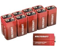 VOLTCRAFT 6LR61 Pile 6LR61 (9V) alcaline(s) 550 mAh 9 V 10 pc(s)