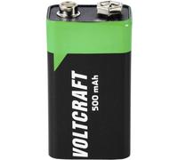 VOLTCRAFT 6LR61 Pile rechargeable 6LR61 (9V) Li-Ion 500 mAh 7.4 V 1 pc(s)