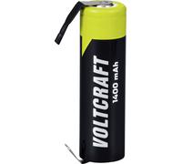 VOLTCRAFT A ULF Pile rechargeable spéciale LR6 (AA) cosses à souder en U, résiste aux courants élevés NiMH 1.2 V 1400 mAh