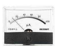 VOLTCRAFT AM-86X65/100µA AM-86X65/100µA Appareil de mesure à encastrer AM-86X65/100µA/DC 100 µA Bobine