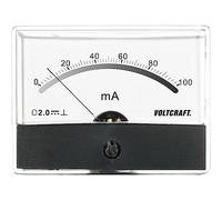 VOLTCRAFT AM-86X65/100MA AM-86X65/100MA Appareil de mesure à encastrer AM-86X65/100MA/DC 100 mA Bobine