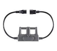 VOLTCRAFT CAA-1L 10 Adaptateur de mesure Secteur mâle C14 - Secteur femelle C13 gris foncé G