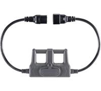 VOLTCRAFT CAA-1L 16 Adaptateur de mesure Secteur mâle C20 - Secteur femelle C19 gris foncé