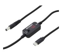 Voltcraft Convertisseur de tension USB fiche creuse 5,5 x 2,1 mm Noir USB-C® Convertisseur PD/DC Tension de sortie réglable avec DC