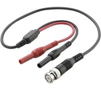 VOLTCRAFT Cordon de mesure BNC 0.50 m noir, rouge