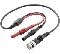 VOLTCRAFT Cordon de mesure BNC 0.50 m noir, rouge