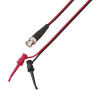 VOLTCRAFT Cordon de mesure BNC 0.80 m noir, rouge