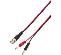VOLTCRAFT Cordon de mesure BNC 0.80 m noir, rouge