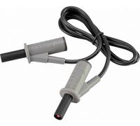 Cordon de mesure de sécurité[Banane mâle 4 mm -Banane mâle 4 mm ] Ultra flexibles 0.75 m noir MSB-501 10 A