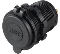 VOLTCRAFT Double prise USB 12-24V 4,8A avec couvercle de protection 12/24 V