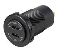 VOLTCRAFT DOUBLE PRISE USB-C ® 9V-30V-60W Charge de courant max=3 A 12 - 24 V/DC