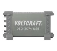VOLTCRAFT DSO-3074 Oscilloscope USB 70 MHz 4 canaux 250 Méch/s 16 kpts 8 bits mémoire numérique (DSO), analyseur de spe
