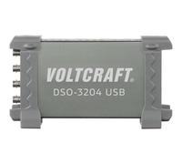 Oscilloscope USB VOLTCRAFT DSO-3204 200 MHz 4 canaux 250 Méch/s 16 kpts 8 bits mémoire numérique (DSO), analyseur de spectre