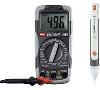 VOLTCRAFT DT-TEST-KIT 150 Multimètre portable numérique CAT III 600 V Affichage (Counts) : 2000 (1214405)