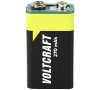 VOLTCRAFT Endurance 6LR61 Pile Rechargeable 6LR61 (9V) NiMH 270 mAh 8.4 V 1 pc(s)
