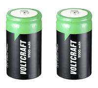 Voltcraft Piles rechargeables Endurance LR20 (D) NiMH 9500 mAh 1,2 V 2 pièces