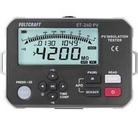 VOLTCRAFT ET-240 PV Appareil de mesure de lisolation 125 V, 250 V, 500 V, 1000 V 4000 MΩ