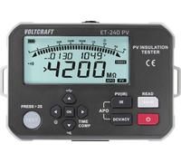 VOLTCRAFT ET-240 PV Appareil de mesure de l'isolation 125 V, 250 V, 500 V, 1000 V 4000 MΩ