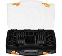 VOLTCRAFT GD BSB01 Boîte de piles 180x LR3 (AAA), LR6 (AA), LR14 (C), LR20 (D), 6LR61 (9 V), piles boutons (L x l x H)