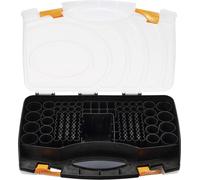 VOLTCRAFT GD BSB01 Boîte de piles 180x LR3 (AAA), LR6 (AA), LR14 (C), LR20 (D), 6LR61 (9 V), piles boutons (L x l x H) 350 x 90