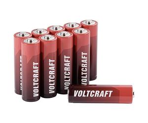 VOLTCRAFT Industrial LR6 Pile LR6 (AA) alcaline(s) 3000 mAh 1.5 V 10 pc(s)